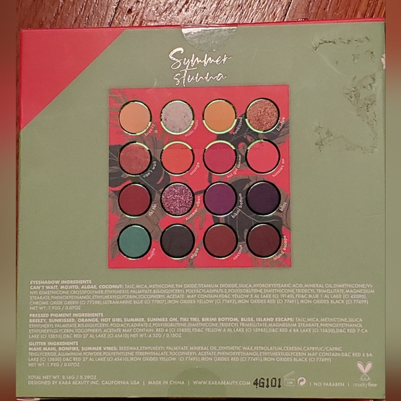 Kara Duo- Eye Shadow Palette Summer Stunna. Kara Beauty - Picture 4 of 4
